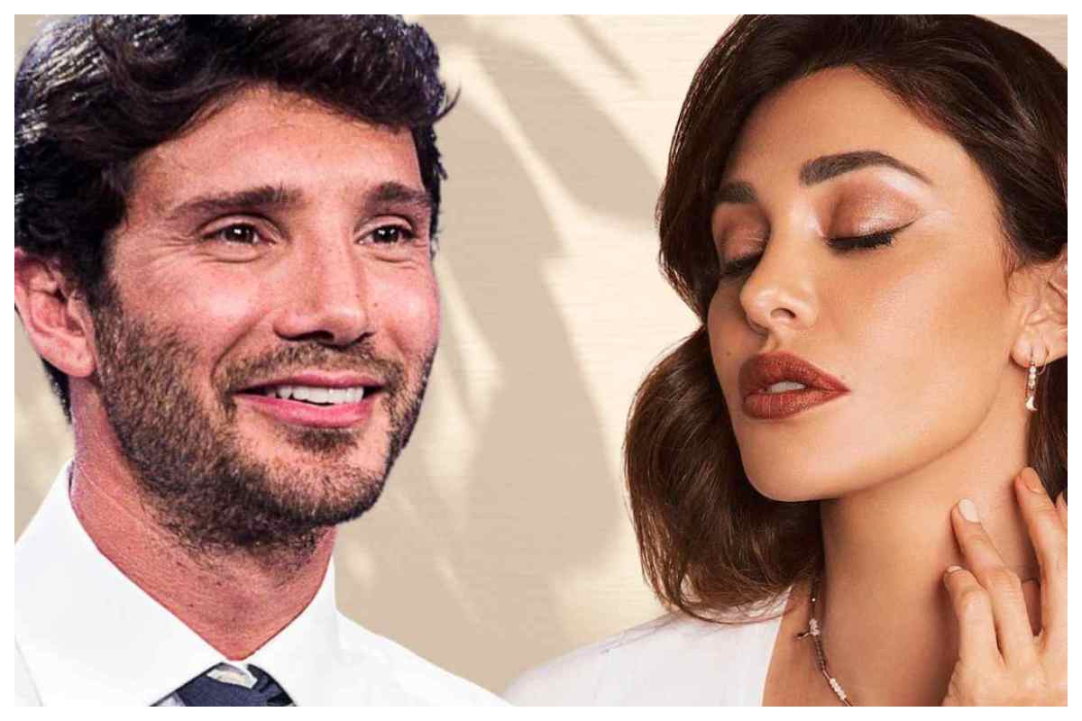 Belen Rodriguez e Stefano De Martino in tv